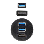 The Install Bay IBR115 HDMI & 2 USB 3.0 Flush Mount The Install Bay