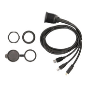The Install Bay IBR115 HDMI & 2 USB 3.0 Flush Mount The Install Bay
