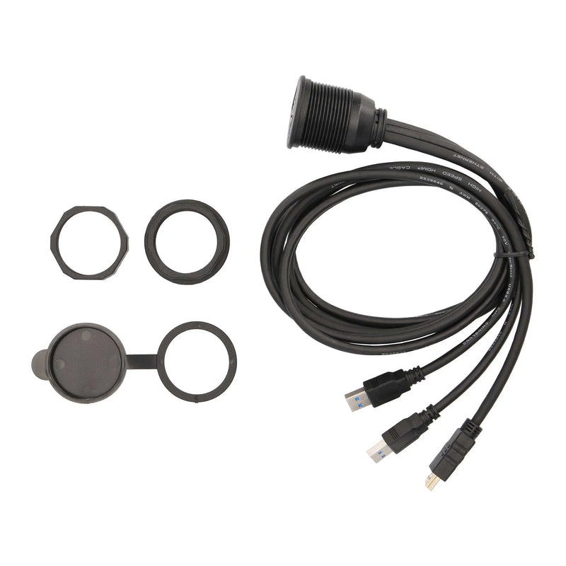 The Install Bay IBR115 HDMI & 2 USB 3.0 Flush Mount The Install Bay