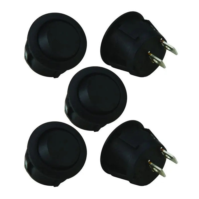 The Install Bay IBRRS 13 Amp No Leads Round Rocker Switch (5/pack) The Install Bay