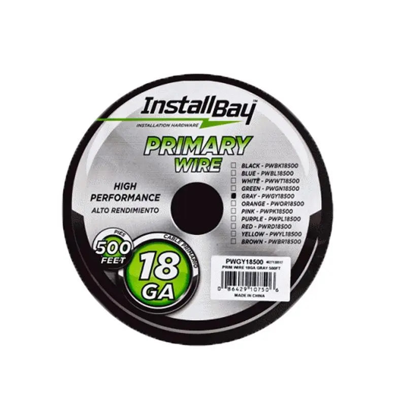 The Install Bay PWOR18500 Orange Coil 18 Gauge 500 Feet Stranded Primary Wire The Install Bay