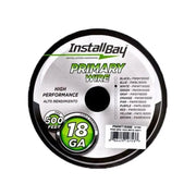 The Install Bay PWWT18500 White 18 Gauge 500 Feet Coil Stranded Primary Wire The Install Bay