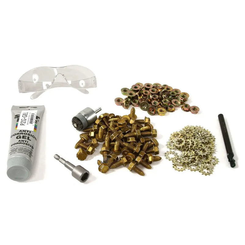 The Install Bay PZGGRKT Professional High Current Grounding Kit (50 Grounds) The Install Bay