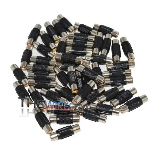 The Install Bay RCA100-BF50 Nickel Female RCA Barrel Connector (50/pk) The Install Bay