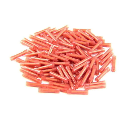 The Install Bay RNBC-1 Red Nylon Butt Connector 22-18 Gauge(1000/pack) The Install Bay