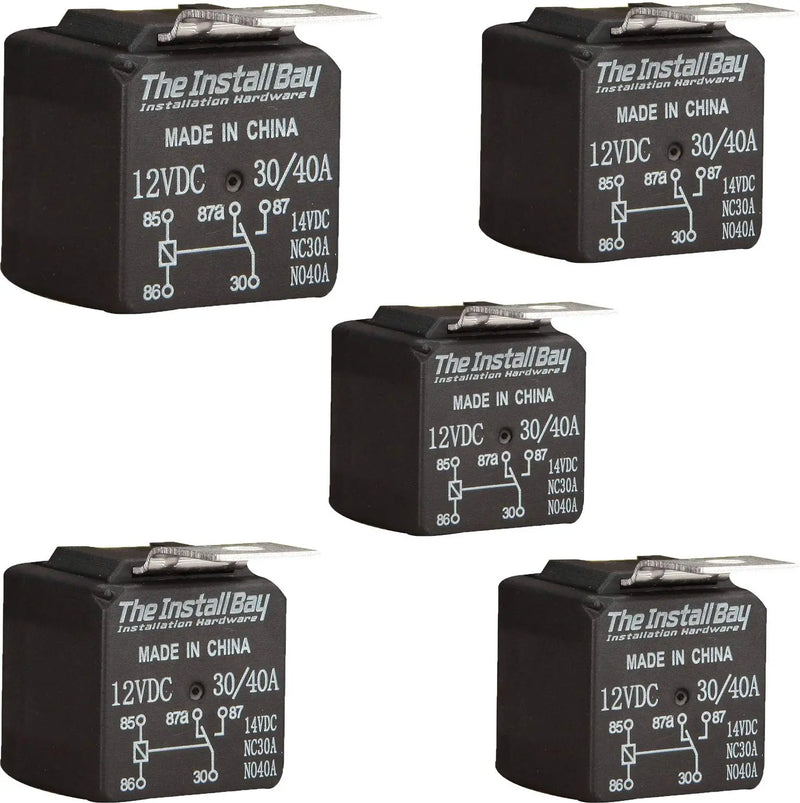 The Install Bay by Metra RL3040 Economy 12 Volt 30/40 Amp Relay (5-100 Pack) The Install Bay