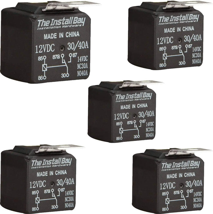 The Install Bay by Metra RL3040 Economy 12 Volt 30/40 Amp Relay (5-100 Pack) The Install Bay