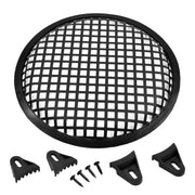 The Wires Zone 8 Inch Durable Metal Mesh Speaker Subwoofer Grill Waffle Style w/ Clips The Wires Zone