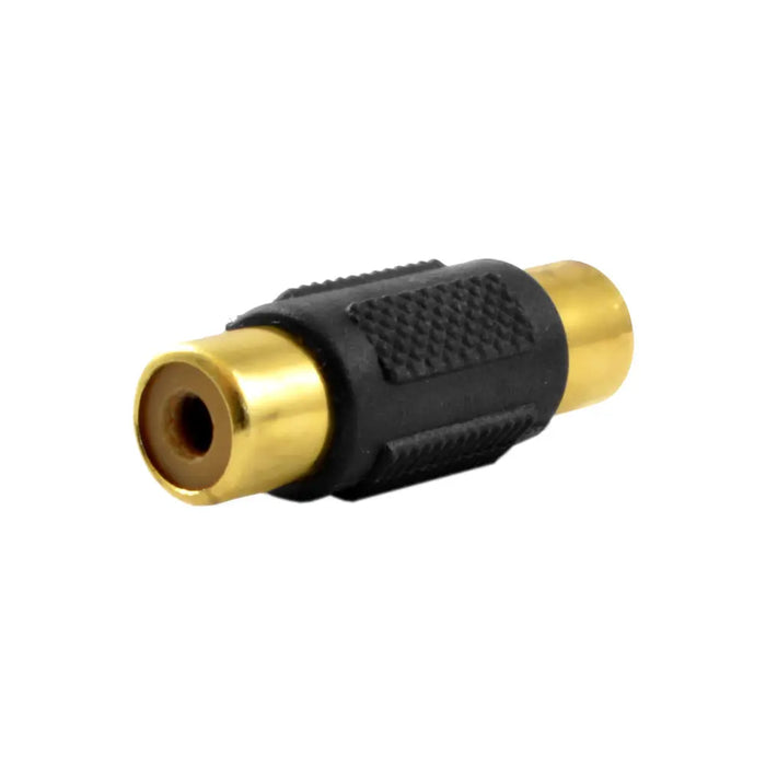The Wires Zone Gold Plated Female to Female RCA Coupler Barrel 10 Pack The Wires Zone