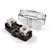 The Wires Zone MANLFH-48  Mini ANL Fuse Holder 4 or 8 Gauge Nickel Plated The Wires Zone