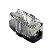 The Wires Zone MANLFH-48  Mini ANL Fuse Holder 4 or 8 Gauge Nickel Plated The Wires Zone
