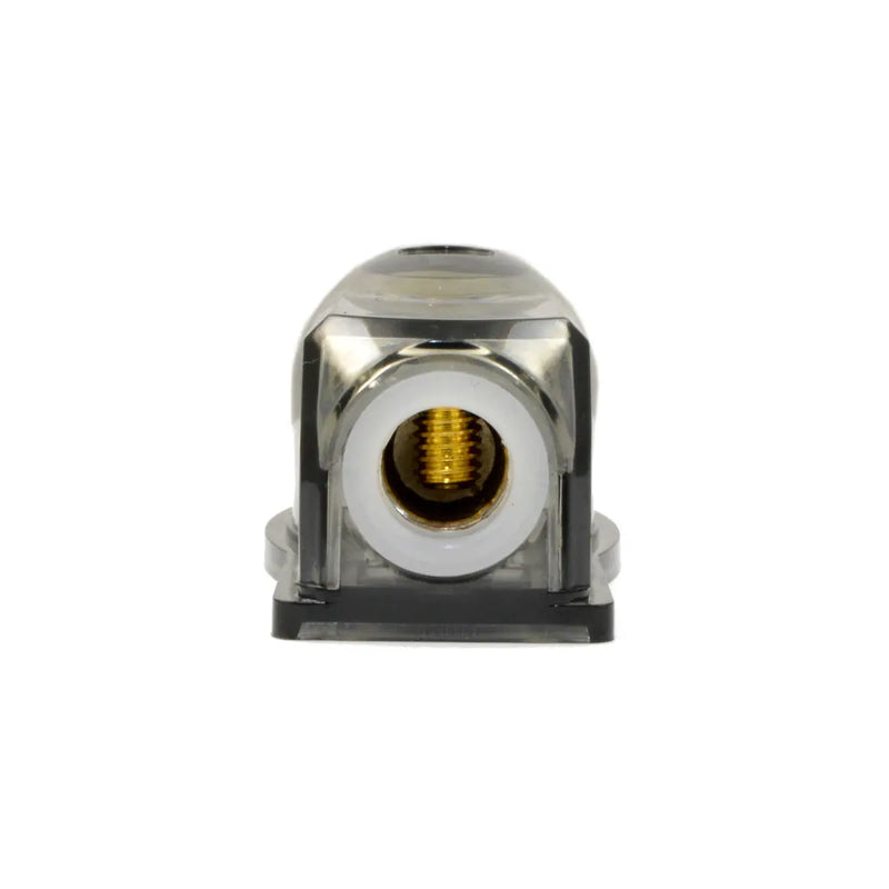 The Wires Zone N-MANLFH Mini ANL Fuse Holder 4, 6 or 8 Gauge Nickel Plated The Wires Zone