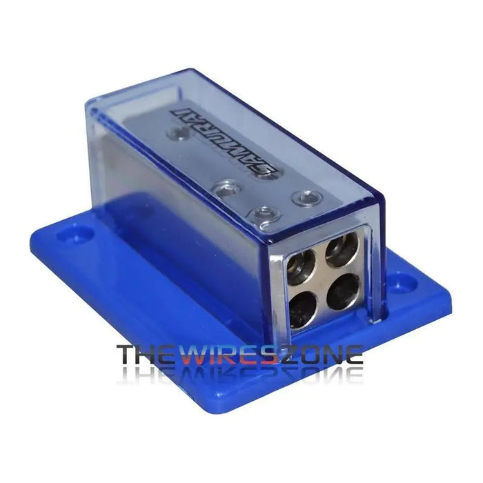 The Wires Zone SPDP102 Platinum 4/8 Gauge Power Distribution Block The Wires Zone