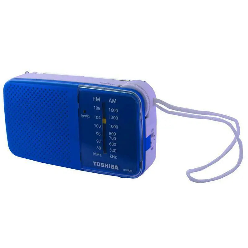 Toshiba TX-PR20 AM FM Pocket Portable Battery Operated Radio Tuning