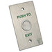 Touch Push to Exit Button Door Access Control IP-68 Stainless Steel The Wires Zone