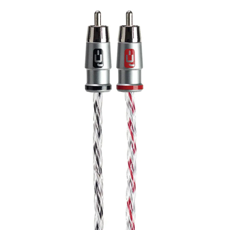TruConnex TC6-20 20 Feet 2 Channel OFC Twisted Pair Stereo Audio RCA Cable TruConnex