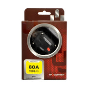 TruConnex TCCB-80 80 Amp Circuit Breaker with Manual Reset Button for Automotive RV Marine Boat (80A) TruConnex