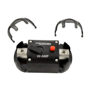 TruConnex TCCB-80 80 Amp Circuit Breaker with Manual Reset Button for Automotive RV Marine Boat (80A) TruConnex