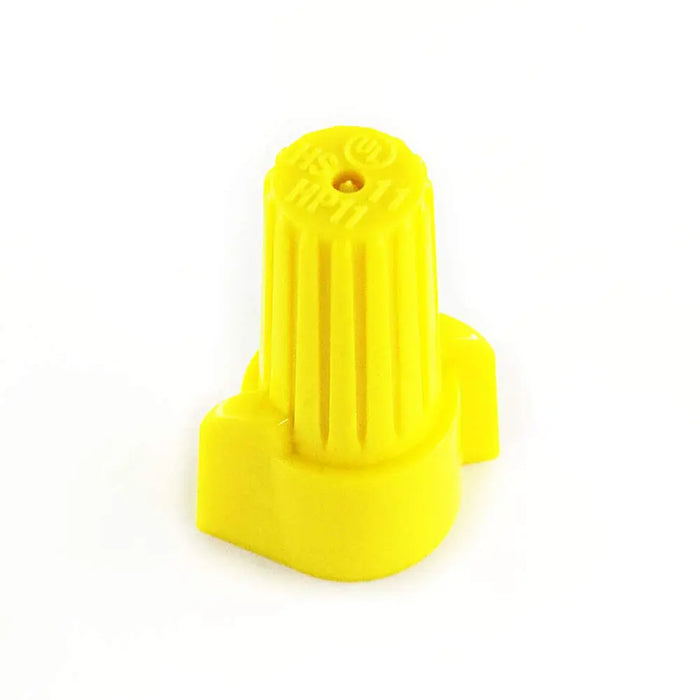 Twist Type Wire Connector Wire Nuts AWG 18-10 Winged UL Listed Yellow 500 pcs. The Wires Zone