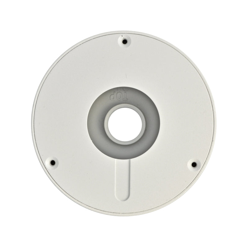 Round Outdoor Universal Aluminum Security Camera Junction Box for 121-129mm Diameter