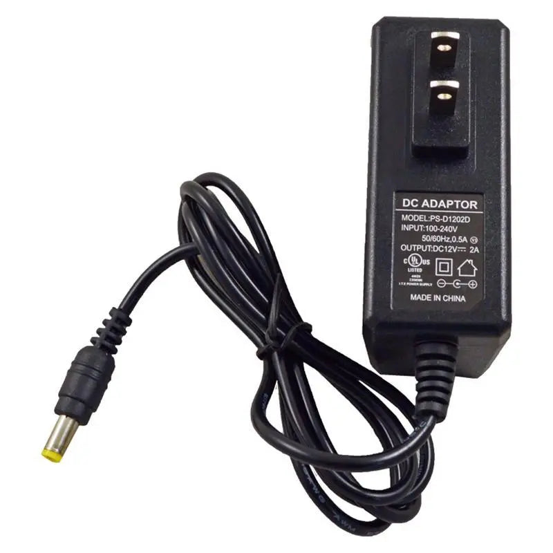 UL 12V DC 2Amp Power Supply Switch Adapter Security System Camera CCTV The Wires Zone