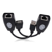 USB Extension Cable Over Cat5e Cat6 RJ45 Extender Adapter 150 ft The Wires Zone