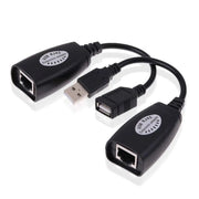 USB Extension Cable Over Cat5e Cat6 RJ45 Extender Adapter 150 ft The Wires Zone