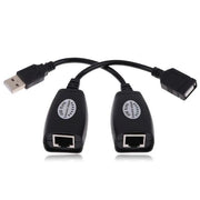 USB Extension Cable Over Cat5e Cat6 RJ45 Extender Adapter 150 ft The Wires Zone
