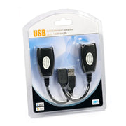 USB Extension Cable Over Cat5e Cat6 RJ45 Extender Adapter 150 ft The Wires Zone
