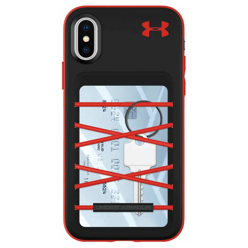 Under Armour UAIPH-014-BLKR-A UA Protect Arsenal Case for iPhone XS & iPhone X - Black/Red Others