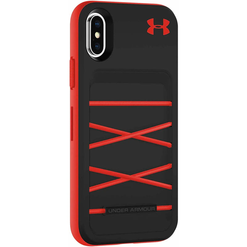 Under Armour UAIPH-014-BLKR-A UA Protect Arsenal Case for iPhone XS & iPhone X - Black/Red Others