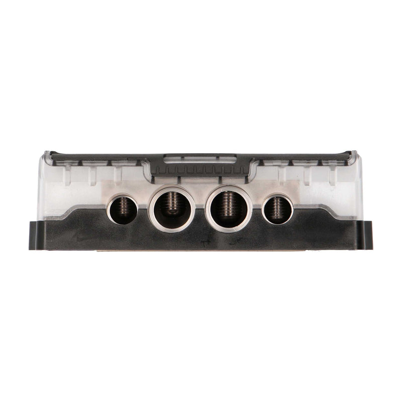 T-Spec VDGB4 Bolt Down Ground Block Solid Brass (2) 0/4 (2) 4/8 outputs Distribution Blocks
