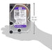 WD WD20PURX Purple 2TB Surveillance 3.5" Hard Disk Drive Class SATA SATA 6 Gb/s Others