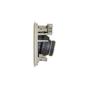 White 2-Way 6.5" 100 Watt 6 Ohms In-Ceiling Tilted Home Speaker (pair) The Wires Zone