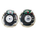 White 2-Way 6.5" 120 Watt 6 Ohms In-Ceiling Tilted Home Speaker (pair) The Wires Zone