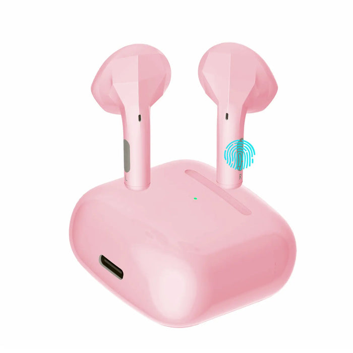 Wireless Earbuds Headphone Bluetooth 5.0 IPX6 Waterproof Quick Charge with Charging Case (White, Black, Pink) Others