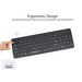 Wireless Keyboard Bluetooth 4.0 LE & 2.4G Full Size Dual-Mode for PC/Smartphone/Tablet Others