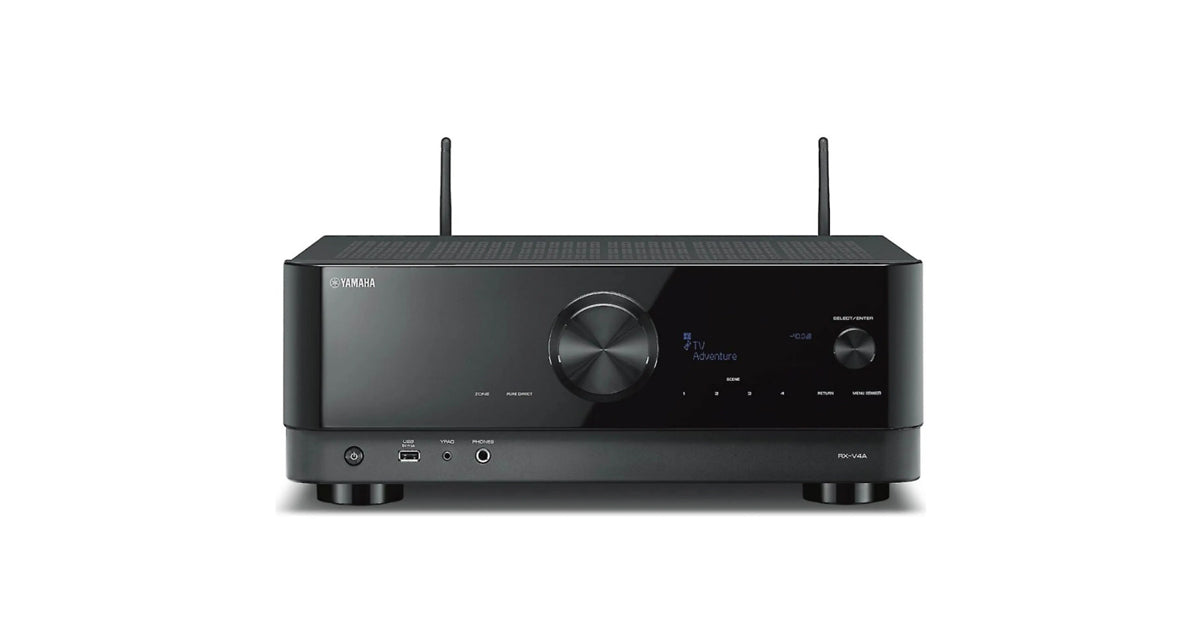 sammenhængende Vend om Sump Yamaha RX-V4A 5.2-Channel AV Receiver with 8K HDMI MusicCast Dolby Tru —  The Wires Zone