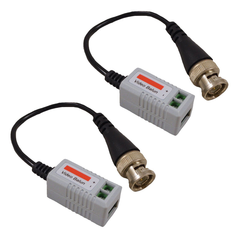 1-Channel Passive Video Balun Transceiver for UTP CAT5 Cables (pair)