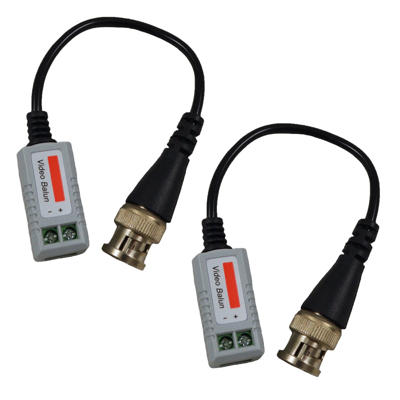 1-Channel Passive Video Balun Transceiver for UTP CAT5 Cables (pair)