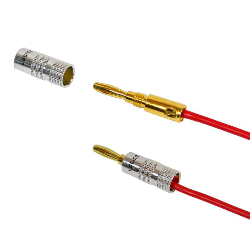 24K Gold Plated Banana Plug Connector Adapter (10/pack)