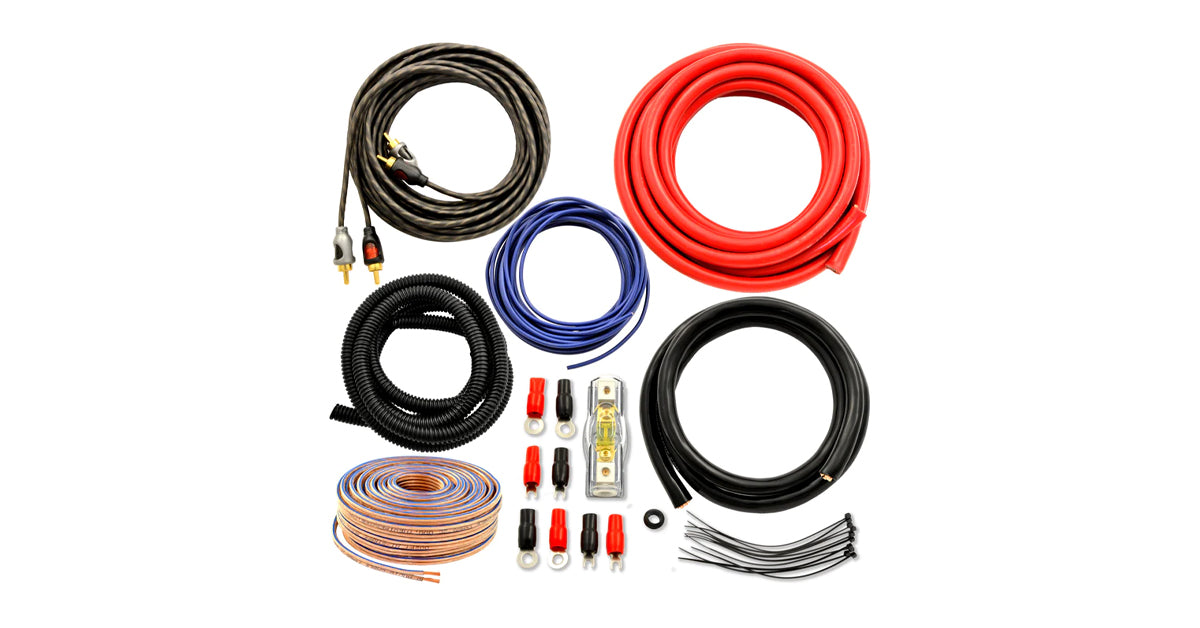 Car Audio 4 Gauge Flexible Wire & Cable Complete Amplifier Install Wiring Amp Kit