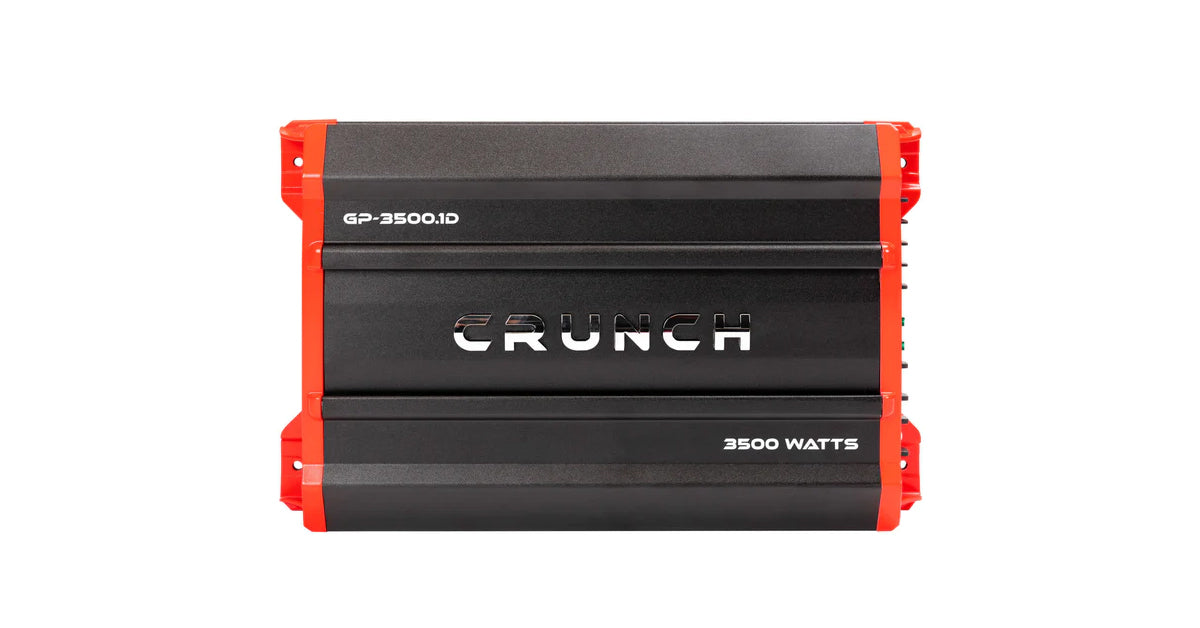 Crunch GP-3500.1D Ground Pounder 1-Channel Class D 3500 Watts Car Amplifier
