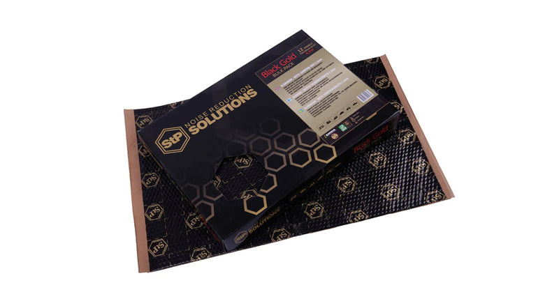 Standartplast STP Black Gold 49 sqft 90 mil Sound Noise Control Adhesive Car Butyl Material