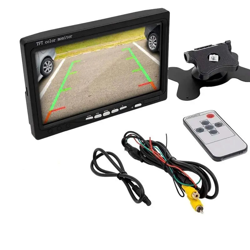iBeam 7" Dash Mount Dual Video Inputs 800 × 480 Pixels Color TFT LCD Monitor iBeam