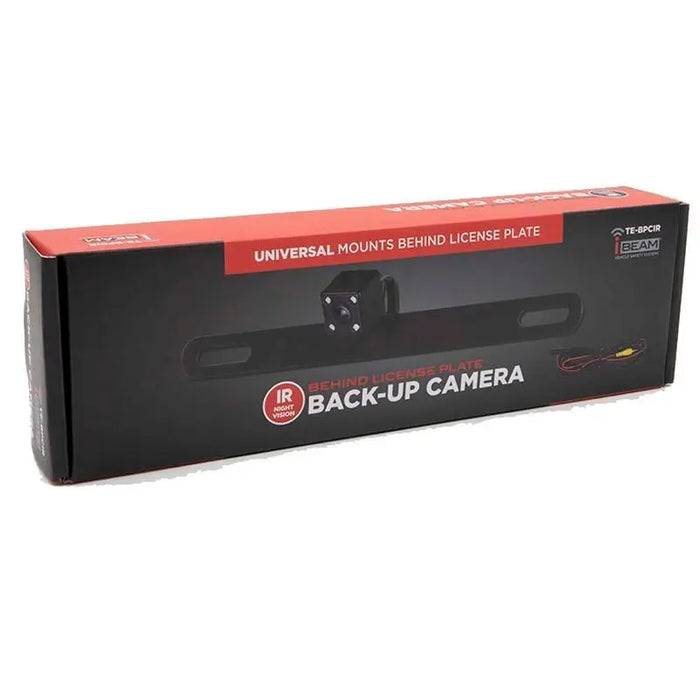 iBeam TE-BPCIR Universal License Plate Rearview Camera 170 Deg w/ IR LEDs iBeam