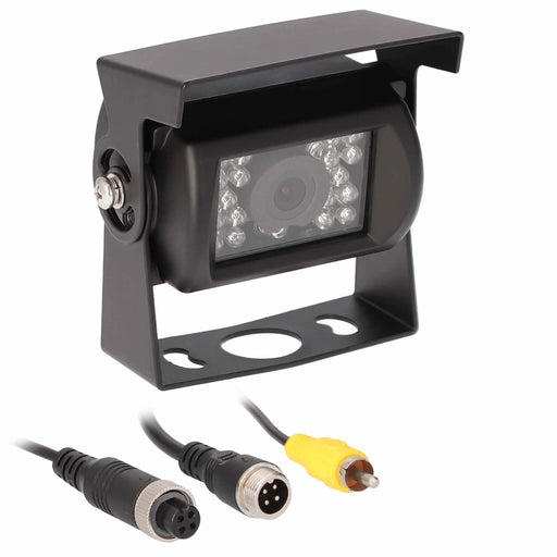 iBeam TE-CCH1 18 IR LED Metal Housing Universal Commercial Camera With Hood iBeam