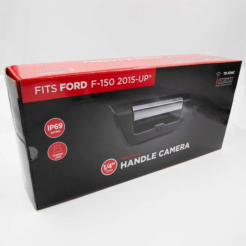 iBeam TE-FDHC Ford Chrome Factory Replace Tailgate Handle 1/3in CMOS Camera iBeam
