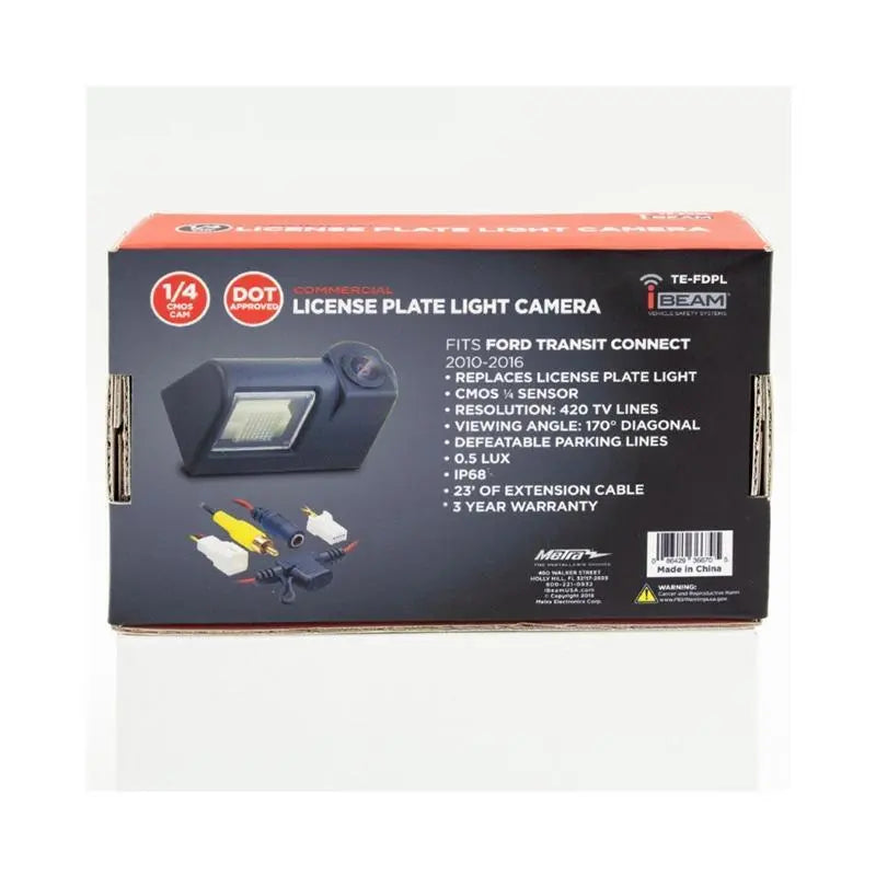 iBeam TE-FDPL License Plate Light Camera for select Ford Transit Connect 10-16 iBeam
