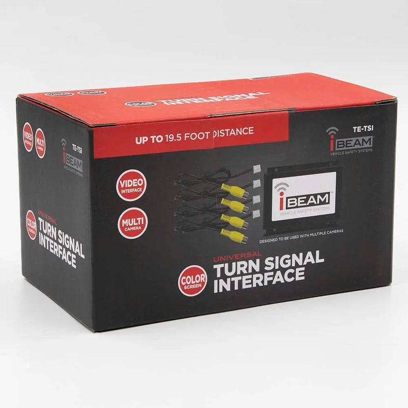iBeam TE-TSI Turn Signal Video Interface Shows Multiple Cameras for Blind Spots iBeam